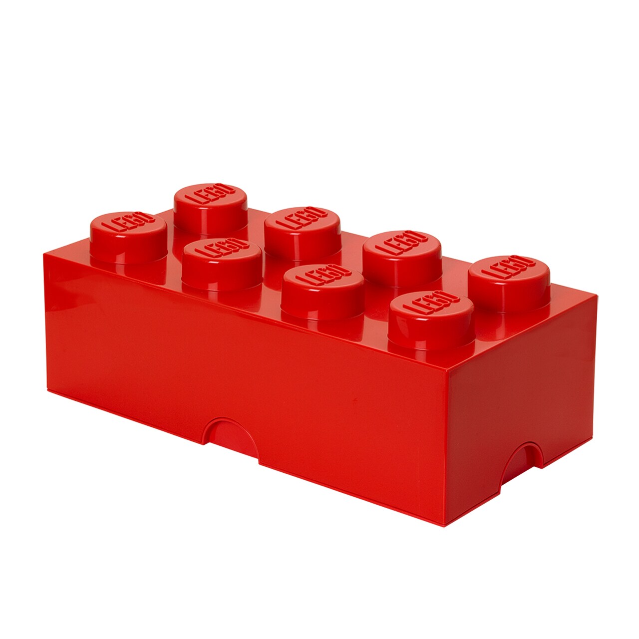 LEGO Storage Brick 8 Bright Red, Plastic, Stackable, Kids & Adults